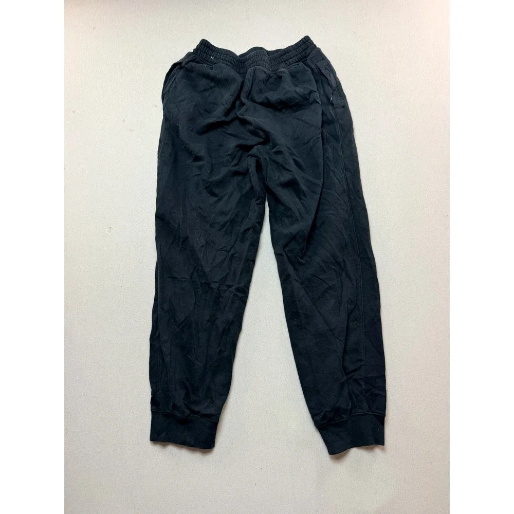 Nike Joggers Women Small Black Excellent Graphic Fleece Sweatpants Sportswear